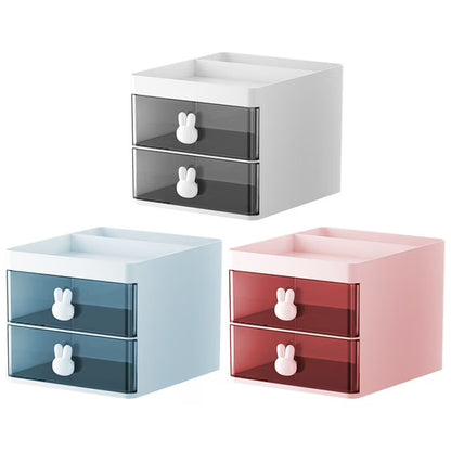 Small Desk Organizer with Drawer, Multi-Functional Pen Pencil Holder Storage Box, Desk Organizers