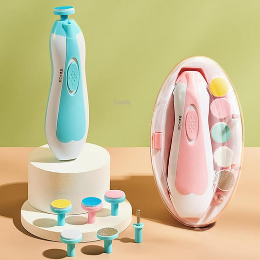 6 in 1 Baby Nail Trimmer Portable Electric Baby Manicure Pedicure Nail Clippers Infant Newborn.