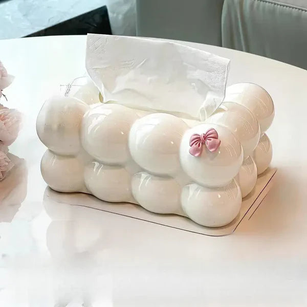 Bubble Cloud Design Tissue Box