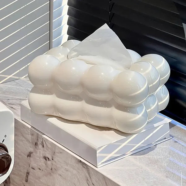 Bubble Cloud Design Tissue Box