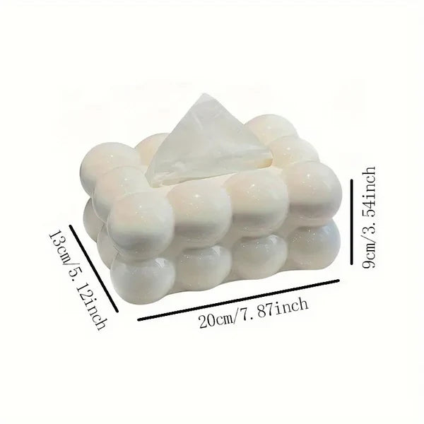 Bubble Cloud Design Tissue Box