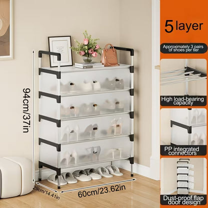 dust proof shoe rack