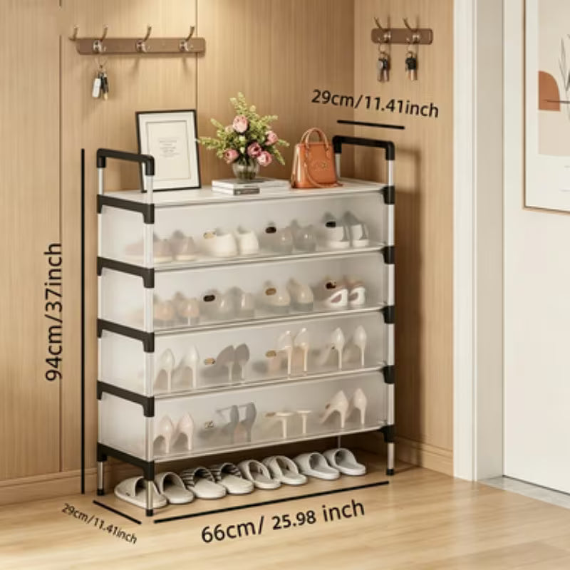 dust proof shoe rack