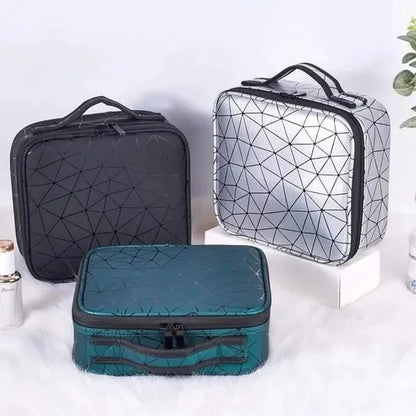 Waterproof Travel Makeup Storage Bag with Pouch – Large Capacity Toiletries & Cosmetic Organizer for Women