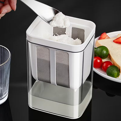 GREEK YOUGURT STAINER WITH LID AND LOCK