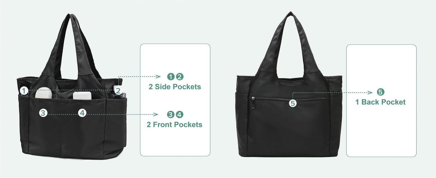 Women 's Large Tote Bag , Crosbody Shoulder Handbag Large Capacity For Work & Travel