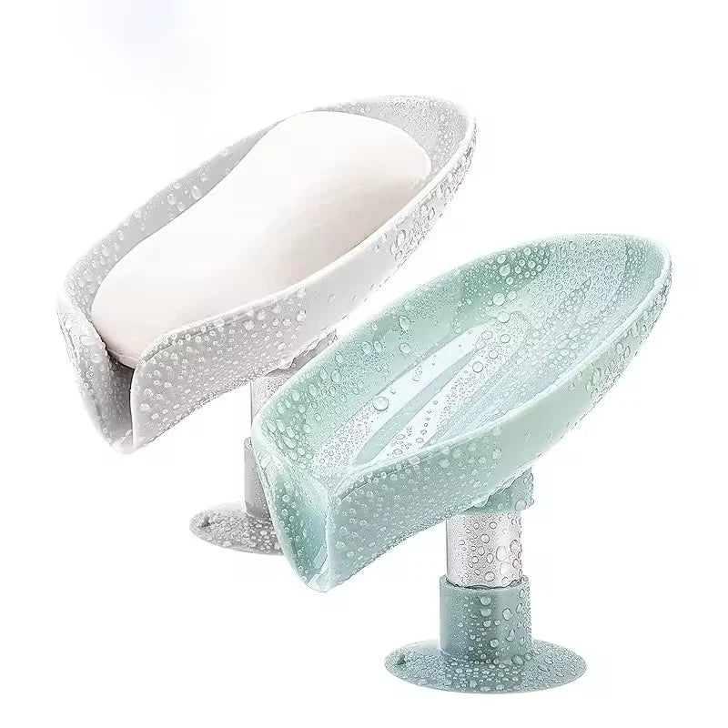 Leaf Soap Holder  Suction Cup Drain  Soap Rack