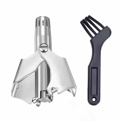 Nose Hair Trimmer - Stainless Steel - Manual Washable Portable