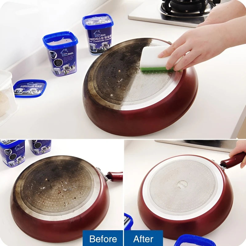 Stainless Steel Cleaning Cream Kitchenware Stain Dirt Cleaner Pot  Rust Removal