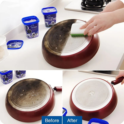 Stainless Steel Cleaning Cream Kitchenware Stain Dirt Cleaner Pot  Rust Removal