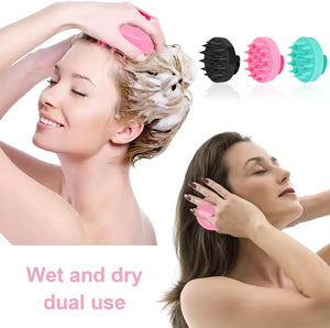 Silicone Shampoo Brush - Scalp and Body Massage Comb