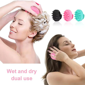 Silicone Shampoo Brush - Scalp and Body Massage Comb
