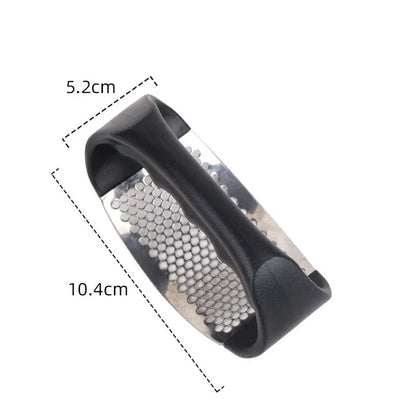 Premium Stainless Steel Garlic Press Gadget - Effortless Mincing & Chopping