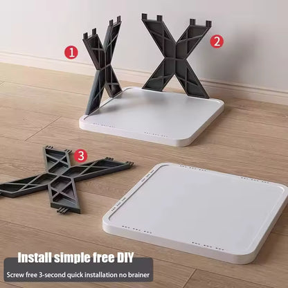 Maximize Your Entryway Space with a Stackable, 5-Layer Shoe Rack Organizer.