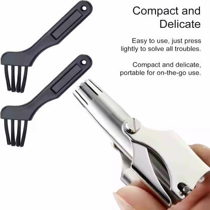 Nose Hair Trimmer - Stainless Steel - Manual Washable Portable