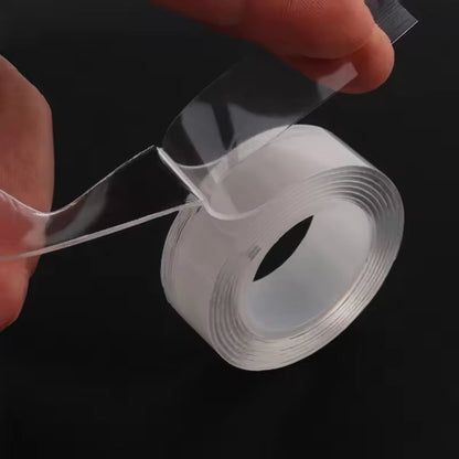 Strong, Reusable & Transparent Nano / Double Tape: The Ultimate Waterproof Adhesive for Every DIY Project.
