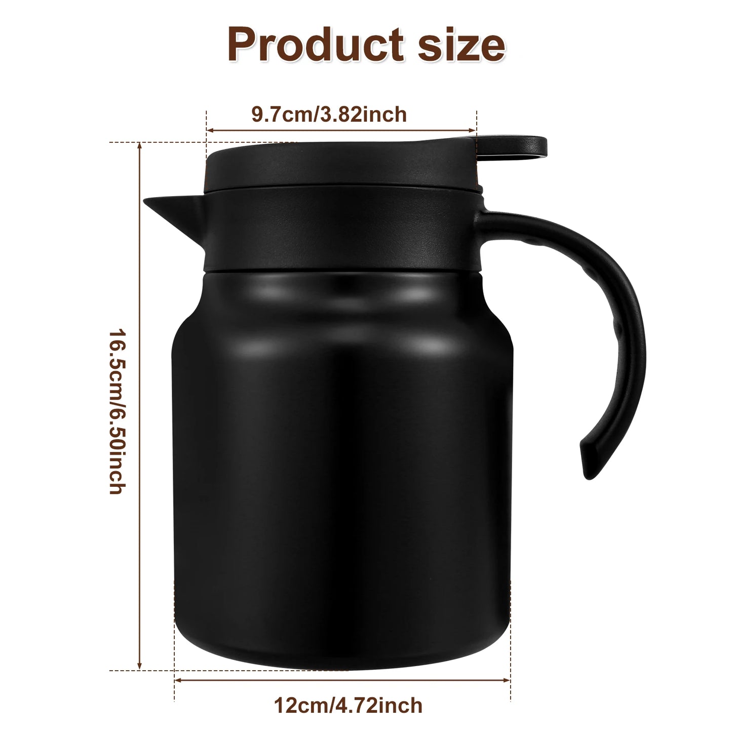 Stainless Steel Tea Kettle with Infuser - 1L Thermal Leak-Prook