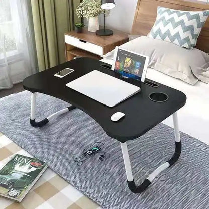 Foldable Computer Desk & Bed Tray - Space-Saving Study + Laptop Table