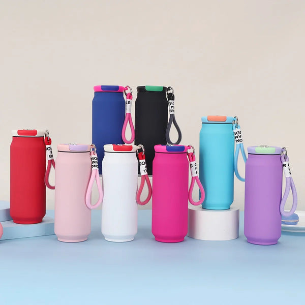 Can Design Durable 500ml Insulated Water Bottle/Coffee Mug for Outdoor & Home
