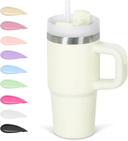 Kids Tumbler 14oz/420ML Thermal Cup with Handle – Perfect for School, Home & Travel