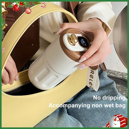 450 ML Premium 304 Stainless Steel Coffee Cup with Intelligent Temperature Display