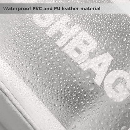 3PCS Clear Toiletry Bags, Wash Bag, Clear PU Makeup Bag Cosmetic Bag