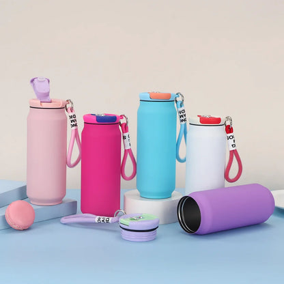 Can Design Durable 500ml Insulated Water Bottle/Coffee Mug for Outdoor & Home