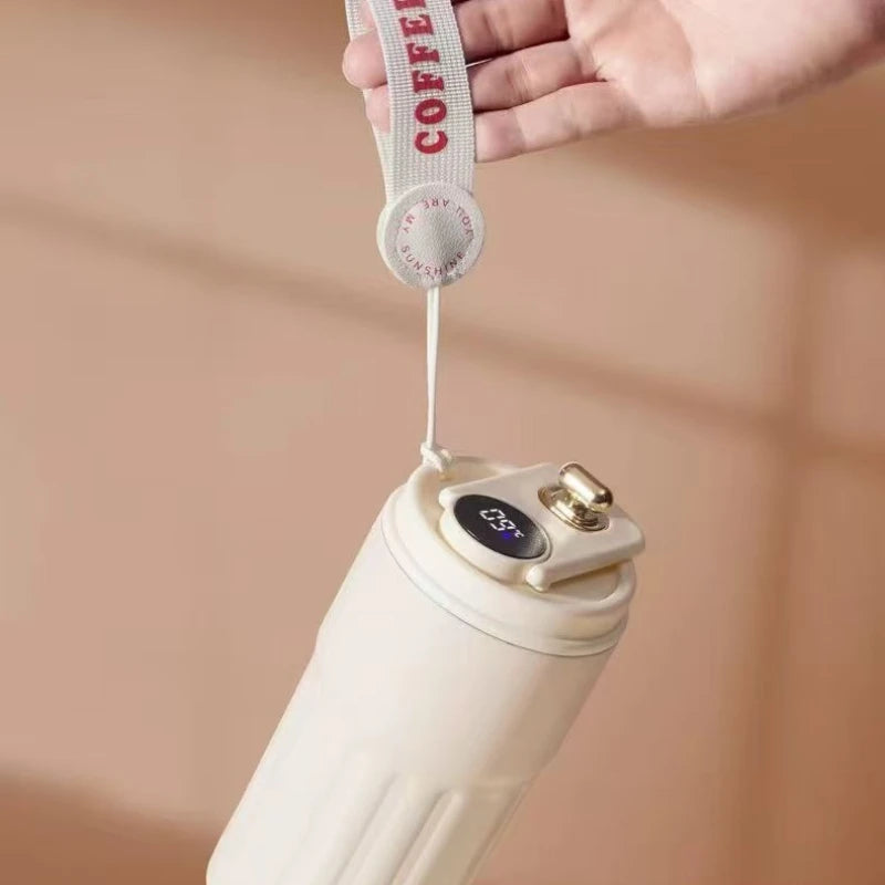 450 ML Premium 304 Stainless Steel Coffee Cup with Intelligent Temperature Display