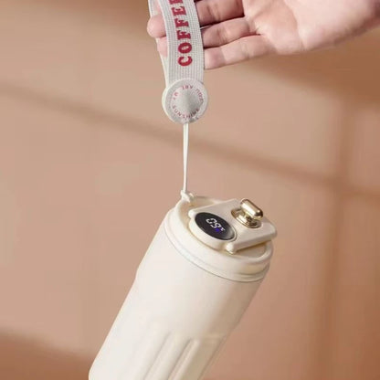 450 ML Premium 304 Stainless Steel Coffee Cup with Intelligent Temperature Display