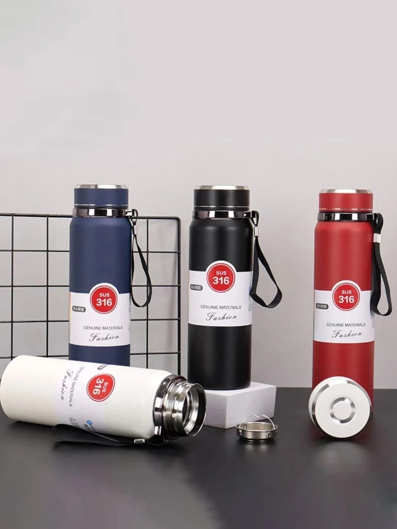 Hot or Cold for Hours 1000ml Insulated Stainless Steel Water Bottle for Outdoor Adventures