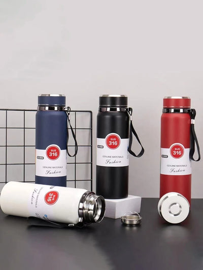 Hot or Cold for Hours 1000ml Insulated Stainless Steel Water Bottle for Outdoor Adventures