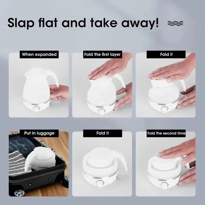 Portable Travel Kettle Compact 600ml Boiler for Home & Adventures