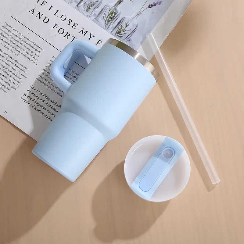 Kids Tumbler 14oz/420ML Thermal Cup with Handle – Perfect for School, Home & Travel