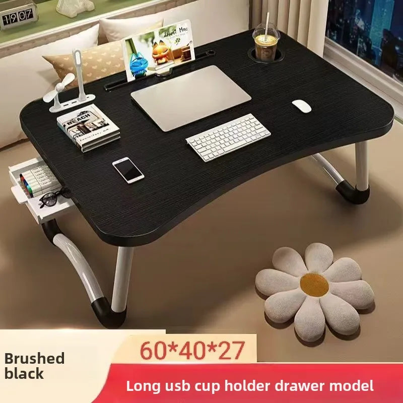 Foldable Computer Desk & Bed Tray - Space-Saving Study + Laptop Table