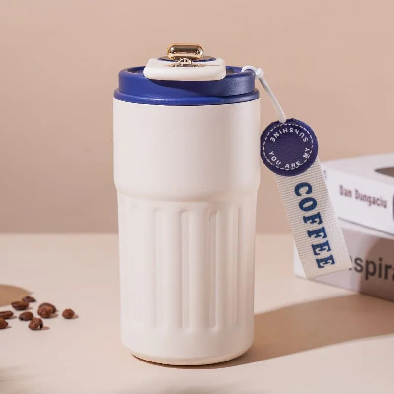 450 ML Premium 304 Stainless Steel Coffee Cup with Intelligent Temperature Display