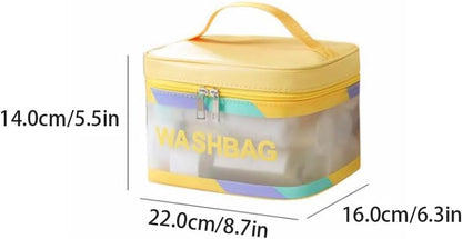 Large-Capacity Waterproof Cosmetic-Toiletry Bag for Travel & Home Storage