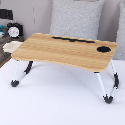 Foldable Computer Desk & Bed Tray - Space-Saving Study + Laptop Table