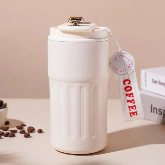 450 ML Premium 304 Stainless Steel Coffee Cup with Intelligent Temperature Display