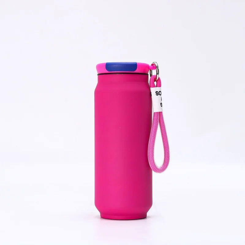 Can Design Durable 500ml Insulated Water Bottle/Coffee Mug for Outdoor & Home
