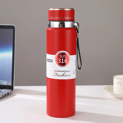 Hot or Cold for Hours 1000ml Insulated Stainless Steel Water Bottle for Outdoor Adventures