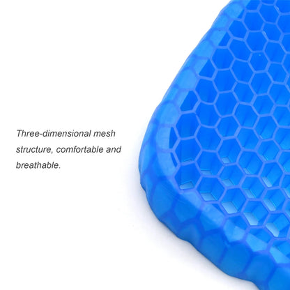 Double Layer Honeycomb Gel Seat Cushion, Breathable Chair Pad, Non-Slip Cover, Office, Home, Wheelchair, Cars