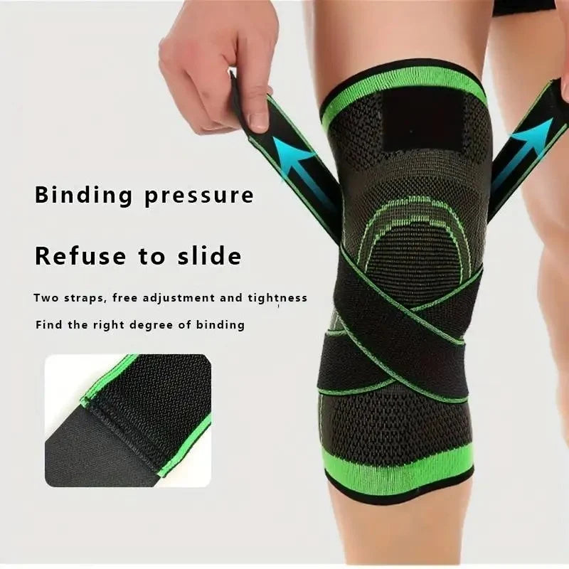 Knee Support Brace Compression Strap Sleeve Sports Protector Ligament injury Gym Adjustable