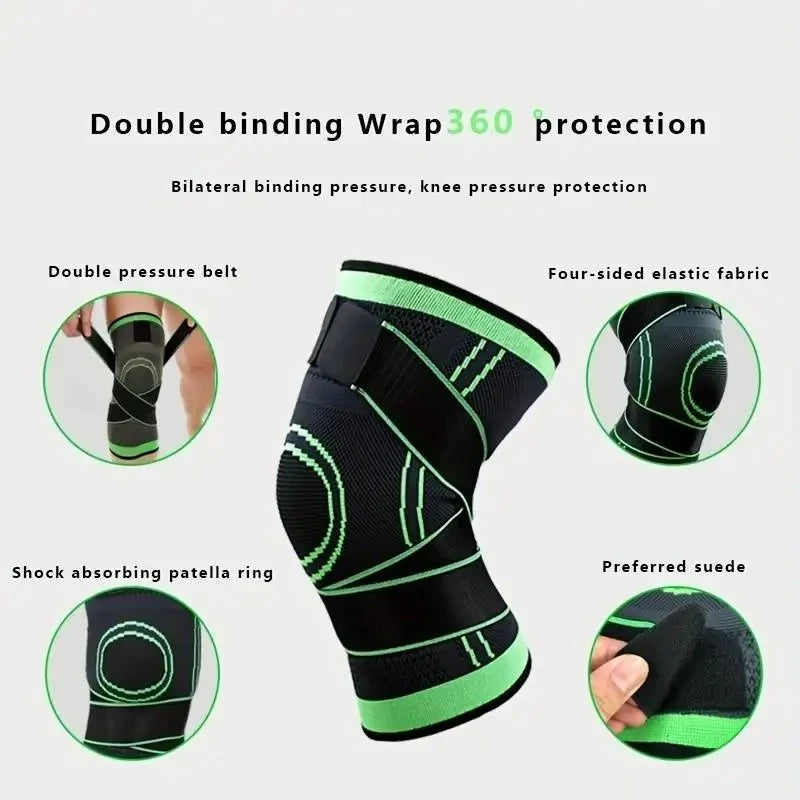 Knee Support Brace Compression Strap Sleeve Sports Protector Ligament injury Gym Adjustable