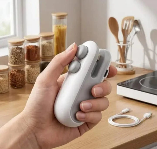 Portable Mini Heat Sealer Machine – 2-in-1 Bag Sealing & Cutting Machine for Food Storage