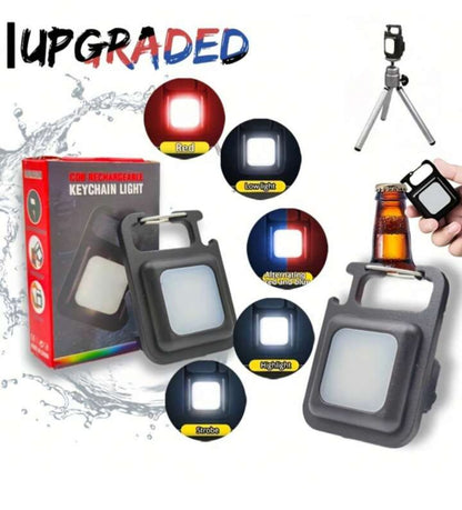 COB LED  Rechargeable Keychain Waterproof Light