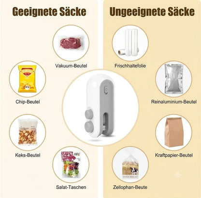Portable Mini Heat Sealer Machine – 2-in-1 Bag Sealing & Cutting Machine for Food Storage
