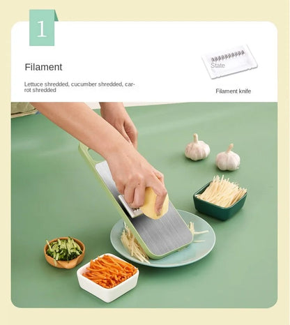 5 in 1 Vegetable Stainless Steel Cutter