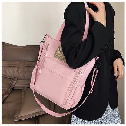 Women's Stylish Large Capacity Nylon Shoulder Bag - Casual Travel & School-college Bag