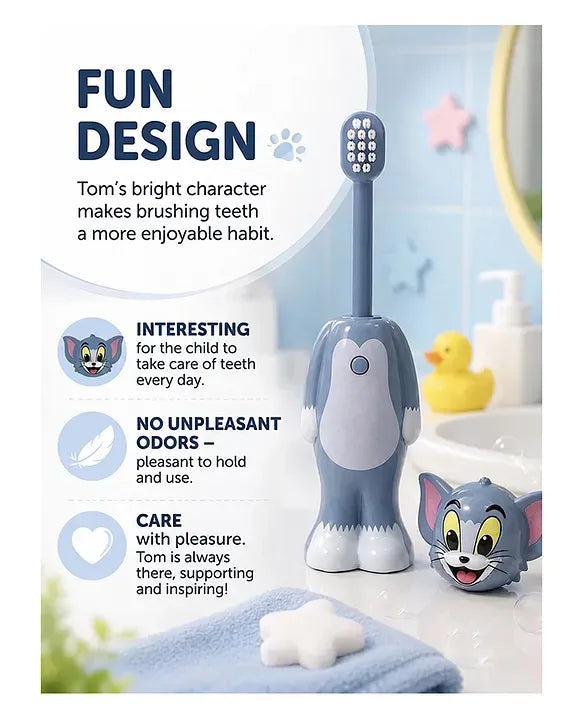 Kids Fun Character Toothbrushes Collection Zootopia, Minecraft & Tom and Jerry Kids Toothbrushes