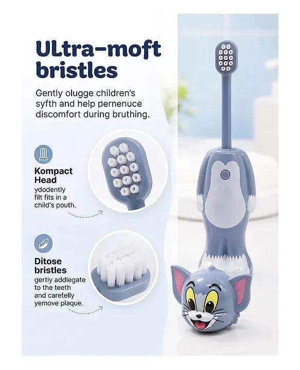 Kids Fun Character Toothbrushes Collection Zootopia, Minecraft & Tom and Jerry Kids Toothbrushes